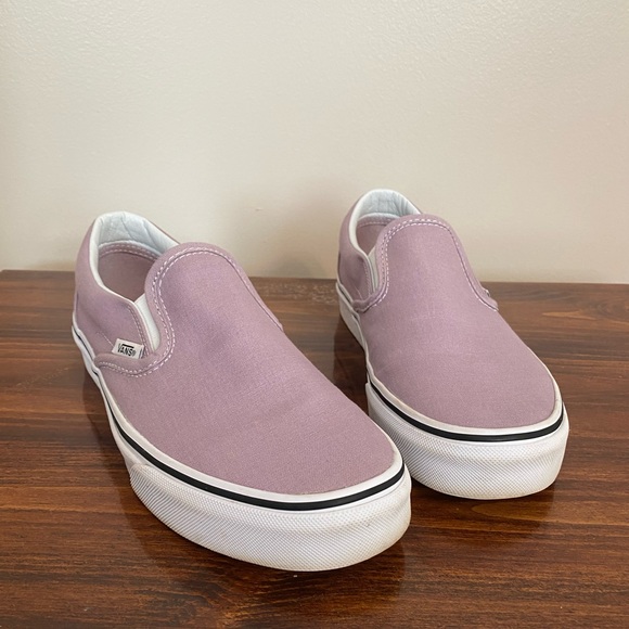 Vans Shoes - Vans slip on light purple size 8.5
